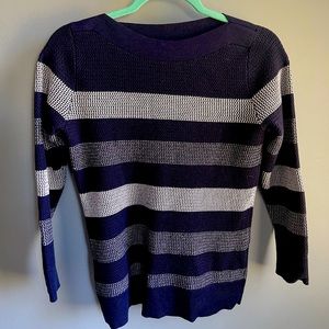 Market and Spruce Tawnee Cotton Blend Waffle Stitch Sweater XSP GUC